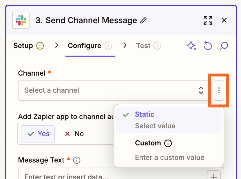 Zapier automations connecting Slack to other apps